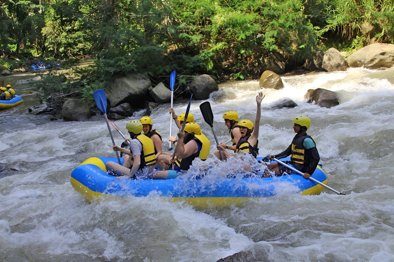 Get ready to paddle, scream, and conquer the Bali rapids with us! 🚣‍♀️🌄. Join us now on a 2 hours white water rafting adventure.

Whatsapp: +62813 7773 8887
Website: ubudraftingbali.com

#ubudrafting #balirafting #balitourism #balihits #baliholiday #balitraveller #balidaily #balilife #baliisland #balibuddies #balivacation #balihealing #baliadvisor #baliadventure #ubudcommunity #ubud #bali #RaftingAdventure #UbudVibes